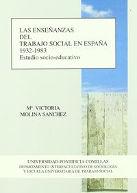 Enseñanzas del Trabajo Social en España, de MOLINA SANCHEZ | portada del libro