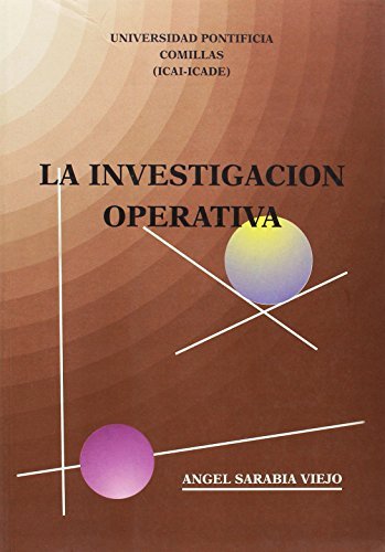 La investigación operativa, de Sarabia Viejo | portada del libro