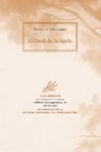 Al final de la tarde, de Sánchez, Basilio | portada del libro