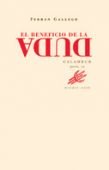 El beneficio de la duda, de Gallego, Ferran | portada del libro