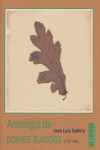 Antología de poetas suicidas, de Gallero, José Luis | portada del libro