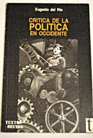 Crítica de la política en Occidente, de Del Río | portada del libro