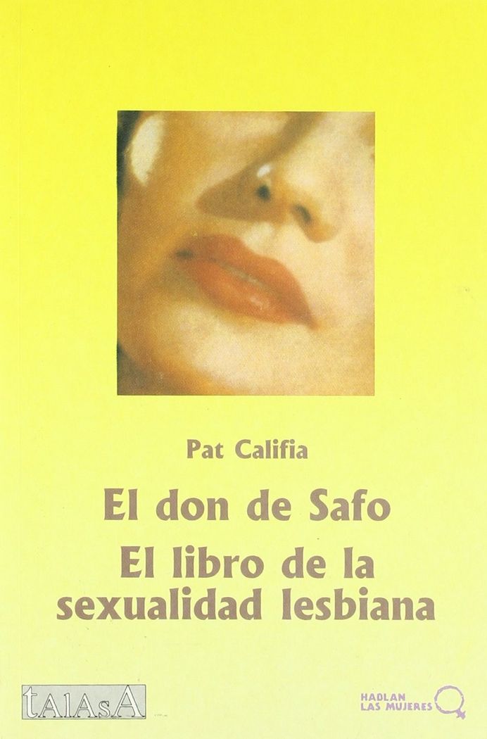 El don de Safo, de Califia | portada del libro