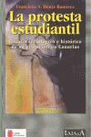 La protesta estudiantil, de Déniz Ramírez | portada del libro