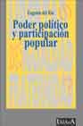 Poder político y participación popular, de Del Río, Eugenio | portada del libro