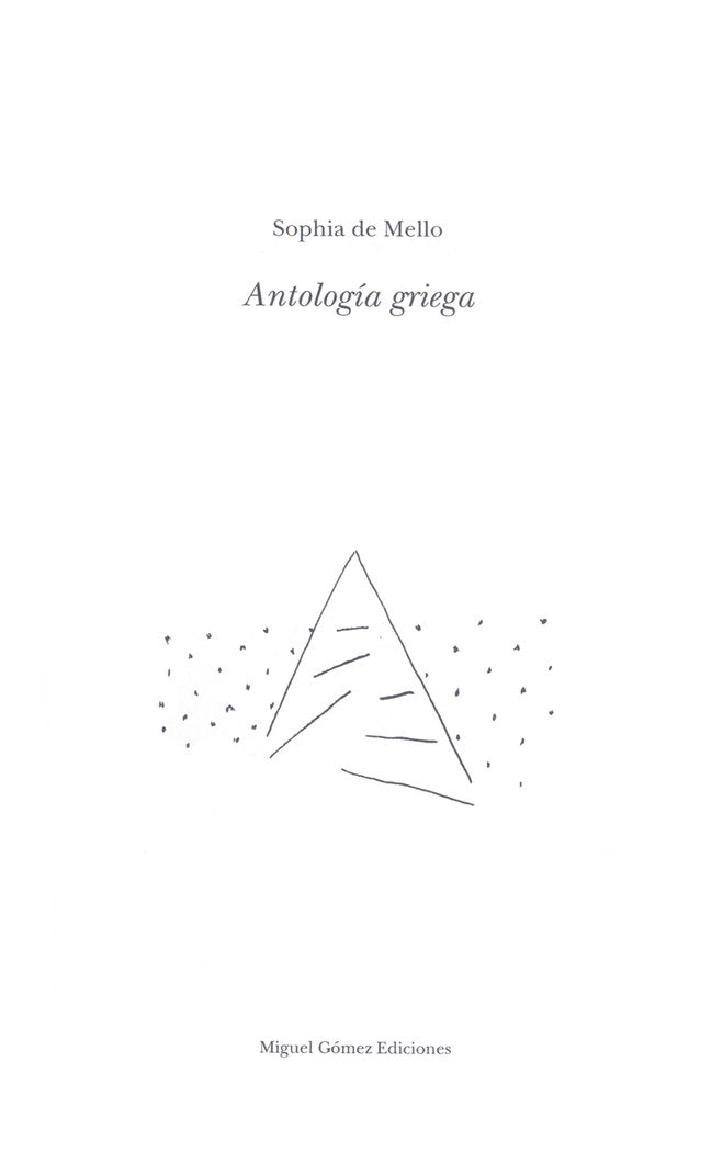 Antología griega, de Andresen, Sofía de Melo Breyner | portada del libro