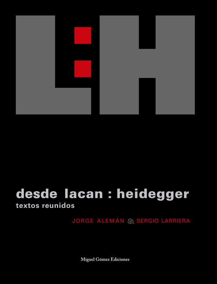 Desde Lacan: Heidegger, de Alemán, Jorge | portada del libro