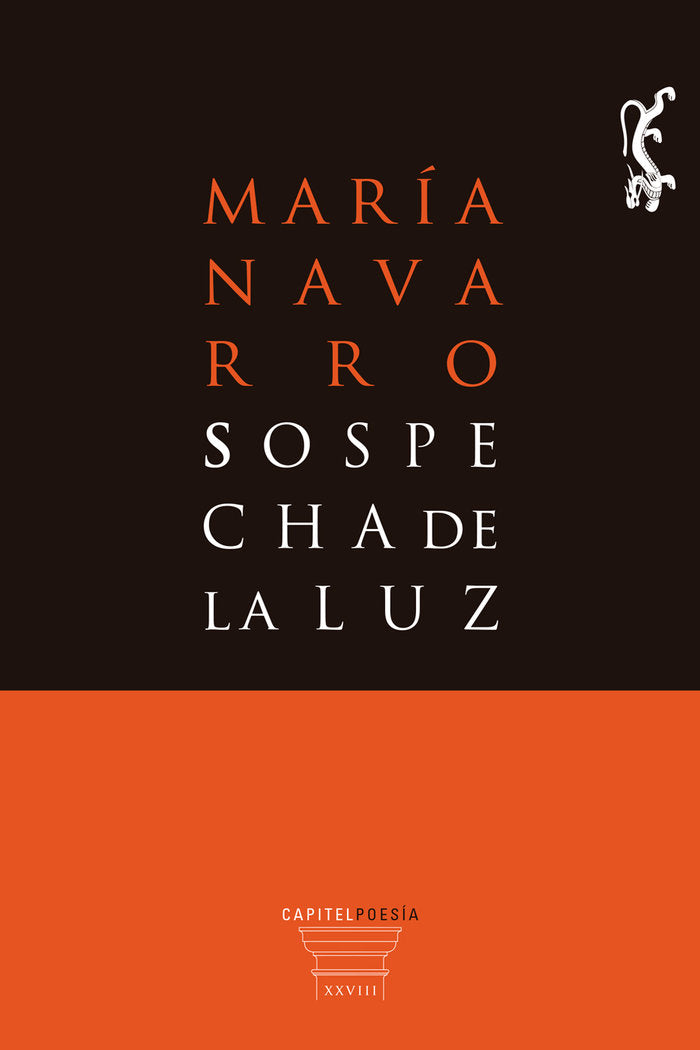 Sospecha de la luz, de Navarro, María | portada del libro