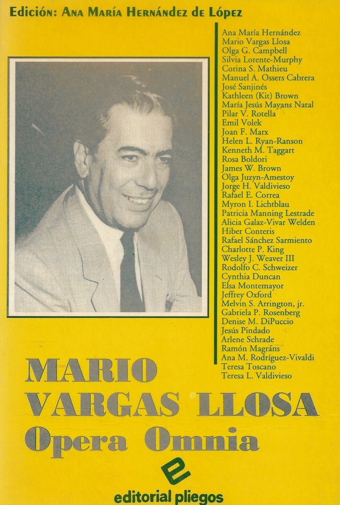 Mario Vargas Llosa | portada del libro