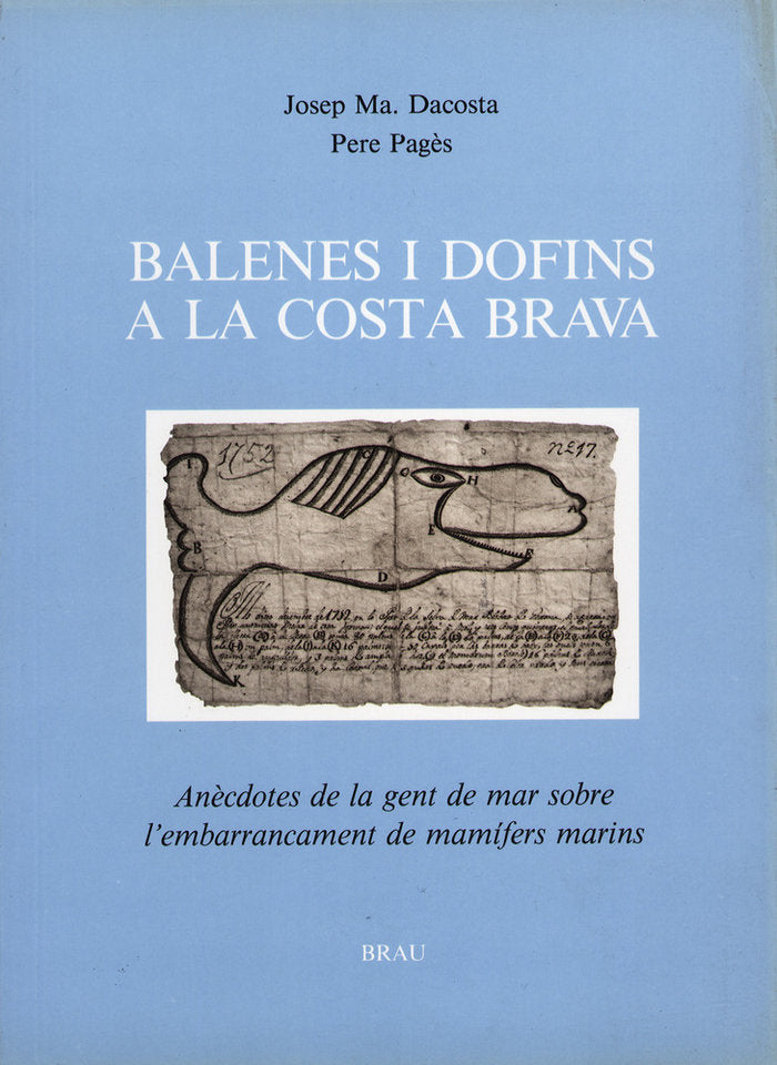 Balenes i dofins a la costa brava, de Dacosta, Josep M | portada del libro
