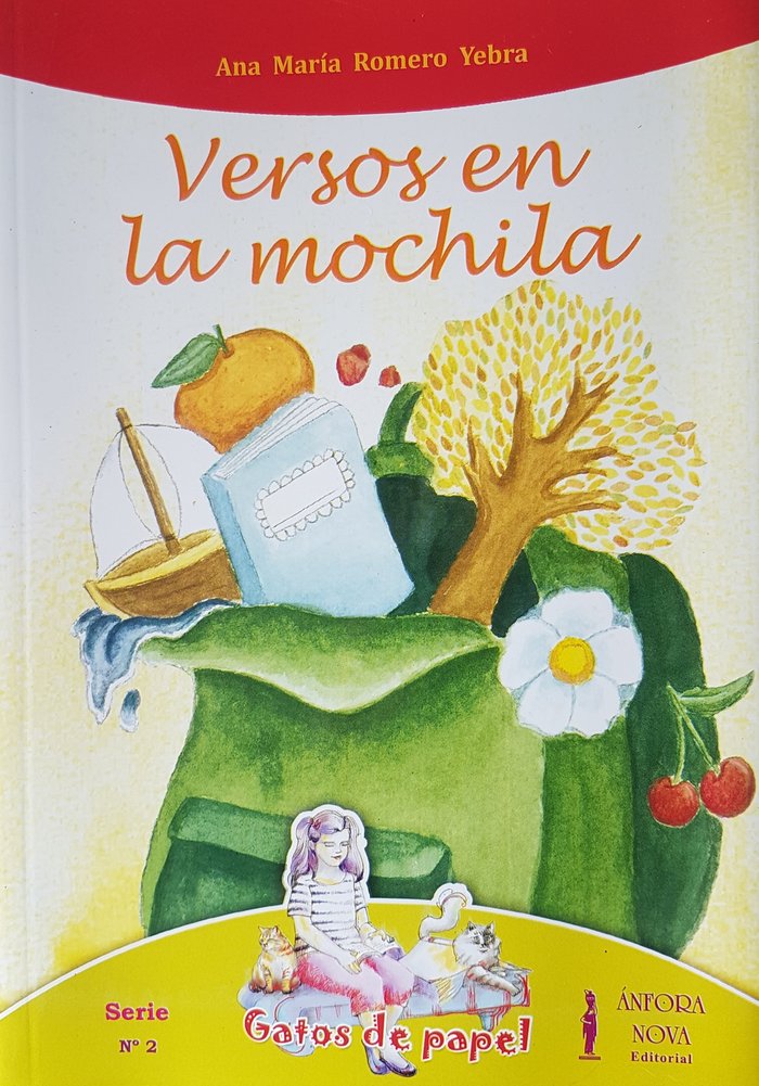 Versos en la mochila, de Romero Yebra, Ana María | portada del libro