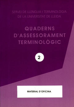 Quaderns d'assessorament terminològic., de AA.VV. | portada del libro