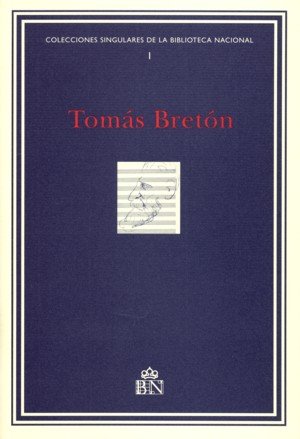 Tomás Bretón. Archivo personal. Inventario | portada del libro