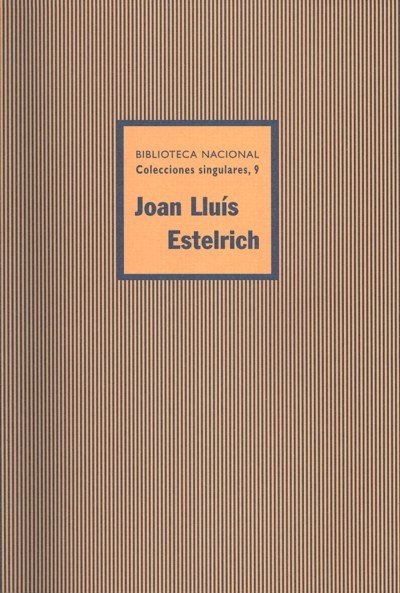 Joan Lluís Estelrich i Perelló. Inventario de su archivo personal | portada del libro