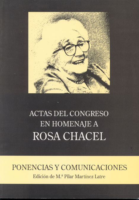 Actas del Congreso en homenaje a Rosa Chacel, de Conte | portada del libro