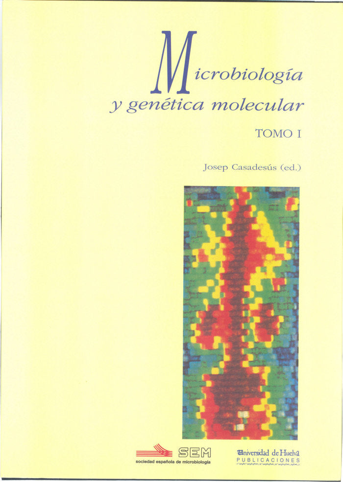 Microbiología y genética molecular, de Casadesús | portada del libro