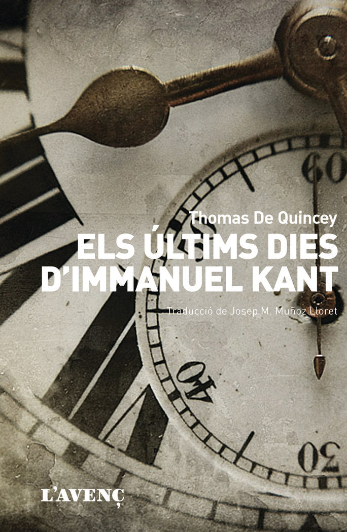 Els últims dies d'Immanuel Kant, de Quincey, Thomas de | portada del libro