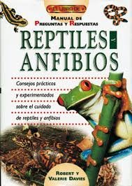 El libro de REPTILES Y ANFIBIOS, de Davies | portada del libro