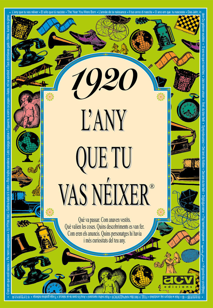 1920 L'any que tu vas néixer, de Collado Bascompte, Rosa | portada del libro