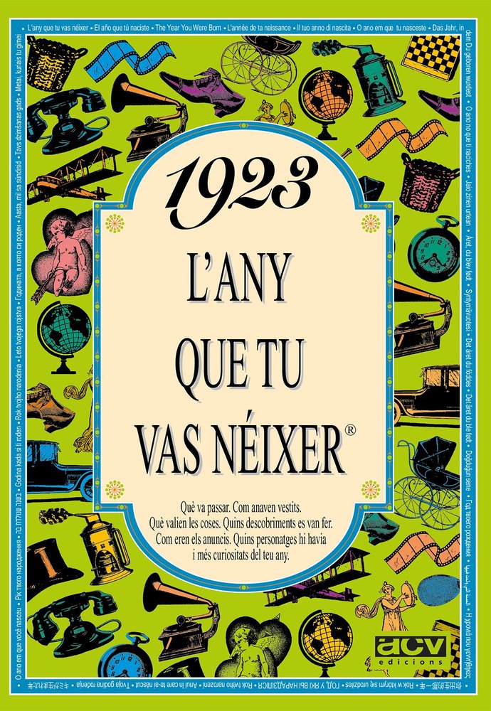 1923 L'any que tu vas néixer, de Collado Bascompte, Rosa | portada del libro