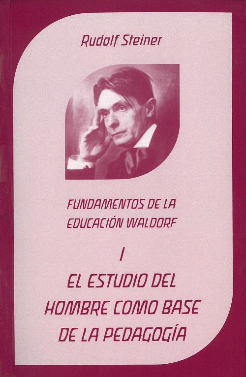 El estudio del hombre como base de la pedagogía, de Rudolf | portada del libro