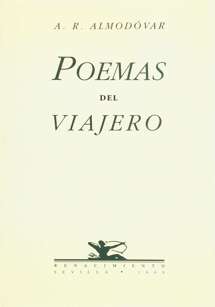 POEMAS DEL VIAJERO., de ALMODOVAR | portada del libro