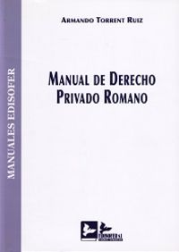 Manual de derecho privado romano, de TORRENT RUIZ | portada del libro