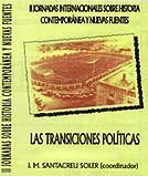 TRANSICIONES POLITICAS II JORNADAS SOBRE HISTORIA CONTEMPORA, de AA.VV. | portada del libro