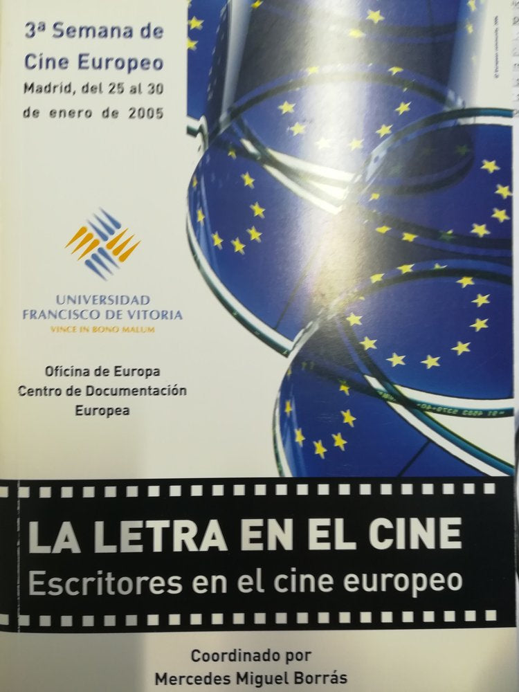 La letra en el cine : escritores en el cine europeo, de Varios autores | portada del libro
