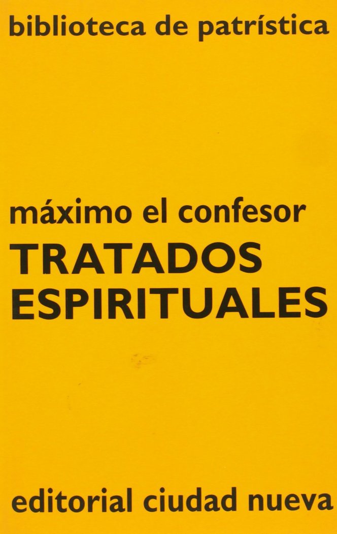 Tratados espirituales, de Máximo el Confesor | portada del libro