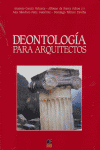 DEONTOLOGIA PARA ARQUITECTOS | portada del libro