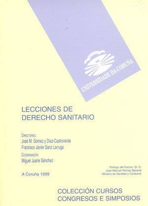 Lecciones de Derecho sanitario, de Miguel Juane Sánchez | portada del libro