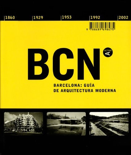 Architecture Guide to Barcelona, de GAUSA NAVARRO, MANUEL | portada del libro