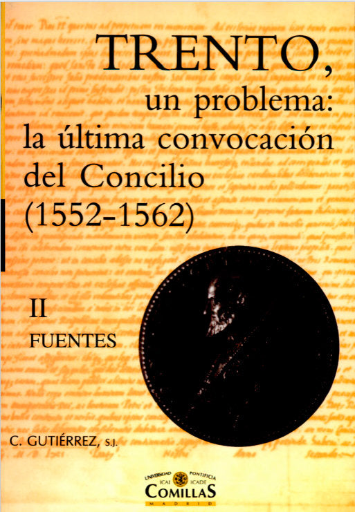 Trento, un problema: la última convocación del Concilio, de Gutiérrez Campo | portada del libro