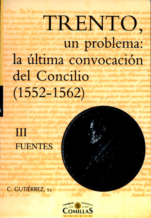Trento, un problema: la última convocación del Concilio, de Gutiérrez Campo | portada del libro