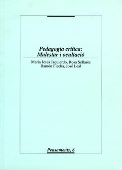 Pedagogia crítica: Malestar i ocultació., de Varios autores | portada del libro