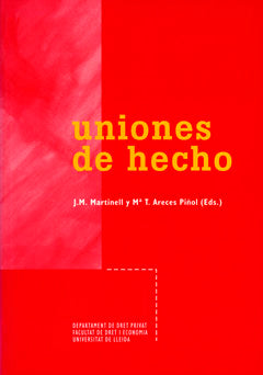 Uniones de hecho., de Martinell | portada del libro