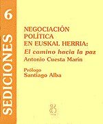 Negociación política en Euskal Herria, de Alba, Santiago | portada del libro