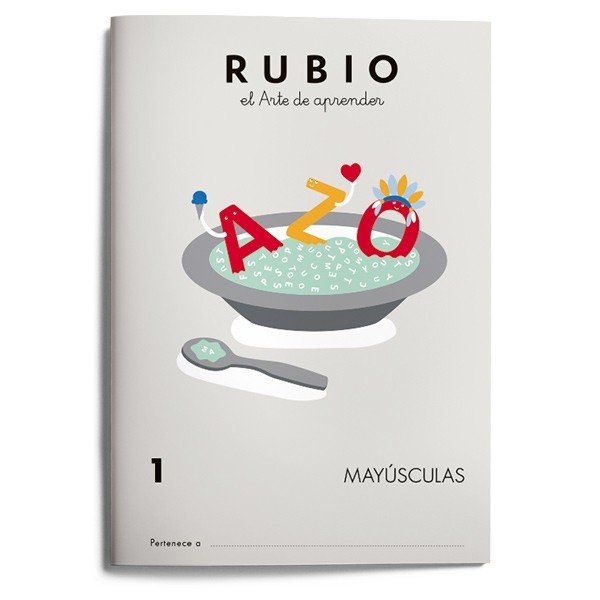 Mayúsculas RUBIO 1, de Varios autores | portada del libro