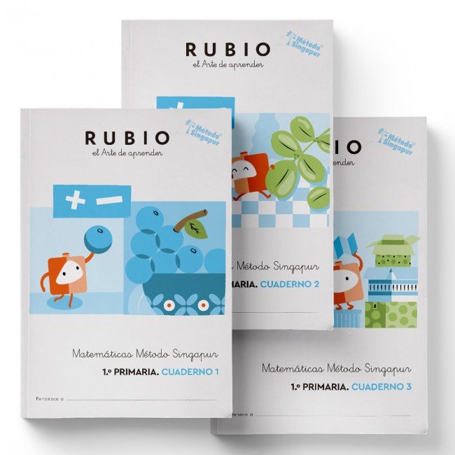 Matemáticas Método Singapur 1.º Primaria RUBIO, de Cosme Sánchez, Andrés | portada del libro