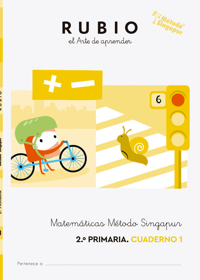 Matemáticas Método Singapur 2.º Primaria RUBIO, de Cosme Sánchez, Andrés | portada del libro