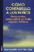 COMO CONTARSELO A LOS NIÑOS, de DAN SCHAEFER | portada del libro