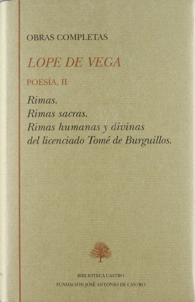 LOPE DE VEGA. POESIA (TOMO II), de LOPE VEGA DE | portada del libro