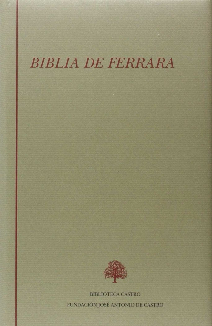BIBLIA DE FERRARA (TOMO úNICO), de V.V.A.A. | portada del libro