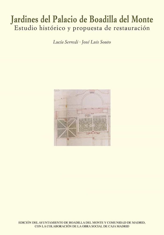 Jardines del Palacio de Boadilla del Monte, de Serredi, Lucia | portada del libro