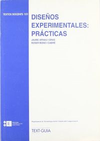 Diseños experimentales: prácticas, de Bono i Cabré | portada del libro