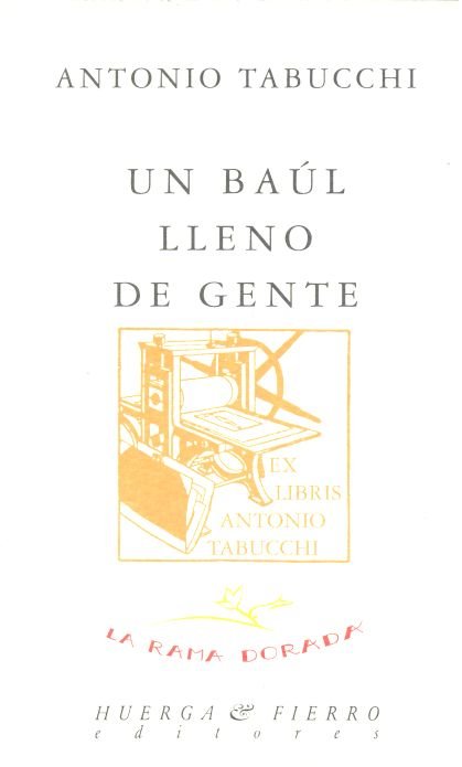 Un baúl lleno de gente, de Tabucchi | portada del libro