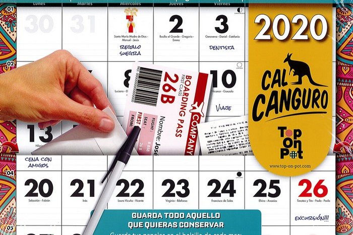 CALENDARIO CAL CANGURO 2020, de VV.AA. | portada del libro