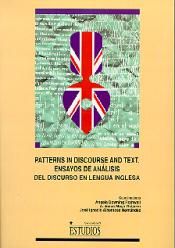 Patterns in discourse and text. Ensayor de análisis del discurso en lengua inglesa, de ALBENTOSA HERNANDEZ | portada del libr
