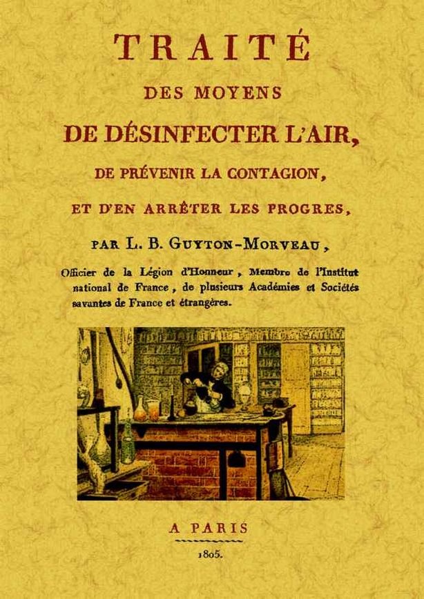 Traite des moyens de desinfecter l'air, de Guyton-Morveau, L.B. | portada del libro
